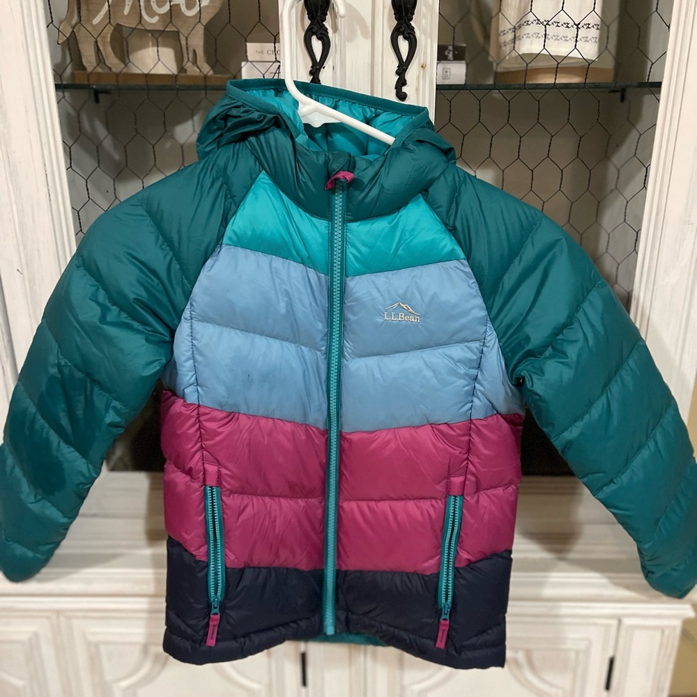 L.L. Bean Teal Puffer Jacket